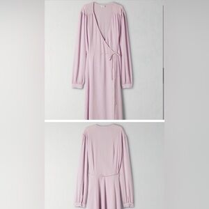 Babaton NWT wrap dress in lilac